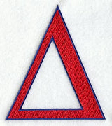 Letter-filled Delta (5 inch)