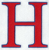 Letter-filled Eta (5 inch)