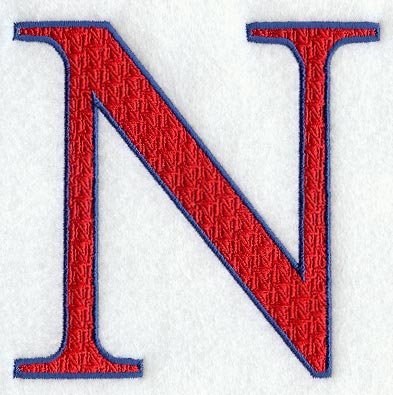 Letter-filled Nu (5 inch)