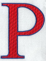 Letter-filled Rho (5 inch)