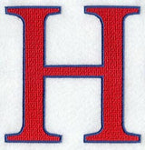 Letter-filled Eta (5 inch)