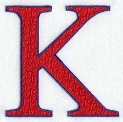 Letter-filled Kappa (5 inch)