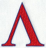 Letter-filled Lamda (5 inch)