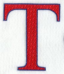 Letter-filled Tau (5 inch)