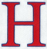 Letter-filled Eta (5 inch)