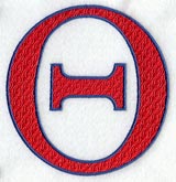 Letter-filled Theta (5 inch)