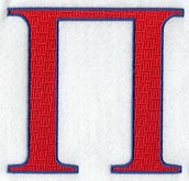 Letter-filled Pi (5 inch)