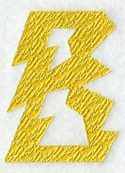Lightning Letter B (3 inch)