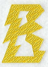 Lightning Letter B (3 inch)