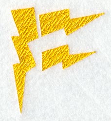 Lightning Letter F (3 inch)