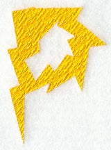 Lightning Letter P (3 inch)