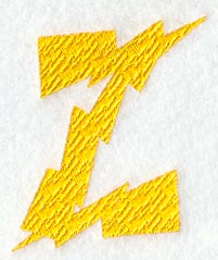 Lightning Letter Z (3 inch)