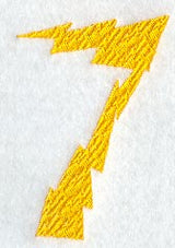 Lightning Number 7 (3 inch)