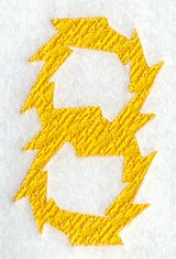 Lightning Number 8 (3 Inch)