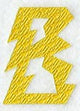 Lightning Letter B (3 inch)