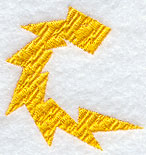 Lightning Letter C (3 inch)