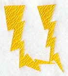 Lightning Letter U (3 inch)