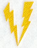 Lightning Letter V (3 inch)