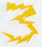 Lightning Number 3 (3 inch)