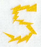 Lightning Number 5 (3 inch)