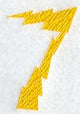 Lightning Number 7 (3 inch)