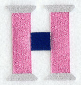 Embroidery Capital Letter H (3 inch)