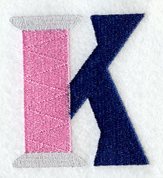 Embroidery Capital Letter K (3 inch)