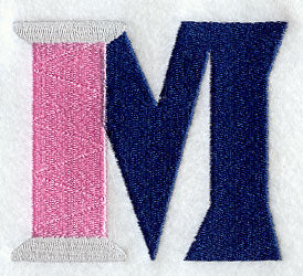 Embroidery Capital Letter M (3 inch)
