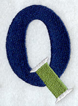 Embroidery Capital Letter Q (3 inch)