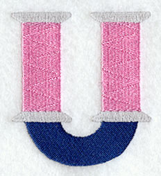 Embroidery Capital Letter U (3 inch)