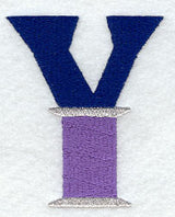 Embroidery Capital Letter Y (3 inch)