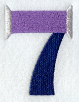 Embroidery Number 7 (3 inch)