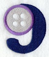 Embroidery Number 9 (3 inch)