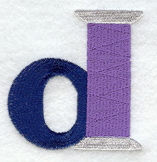 Embroidery Lower Case Letter d (3 inch)