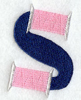 Embroidery Lower Case Letter s (3 inch)