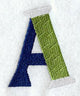 Embroidery Capital Letter A (3 inch)