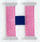 Embroidery Capital Letter H (3 inch)