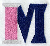 Embroidery Capital Letter M (3 inch)