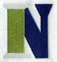 Embroidery Capital Letter N (3 inch)