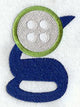Embroidery Lower Case Letter g (3 inch)