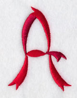 Ribbon Capital Letter A (3 inch)