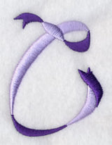 Ribbon Capital Letter C (3 inch)