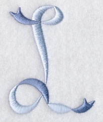 Ribbon Capital Letter L (3 inch)