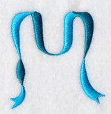 Ribbon Capital Letter M (3 inch)
