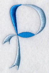 Ribbon Capital Letter P (3 inch)