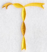 Ribbon Capital Letter T (3 inch)