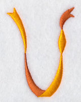 Ribbon Capital Letter V (3 inch)