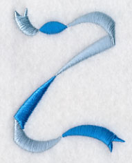 Ribbon Capital Letter Z (3 inch)