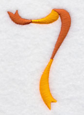 Ribbon Number 7 (3 inch)