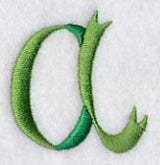Ribbon Lower Case Letter a (3 inch)